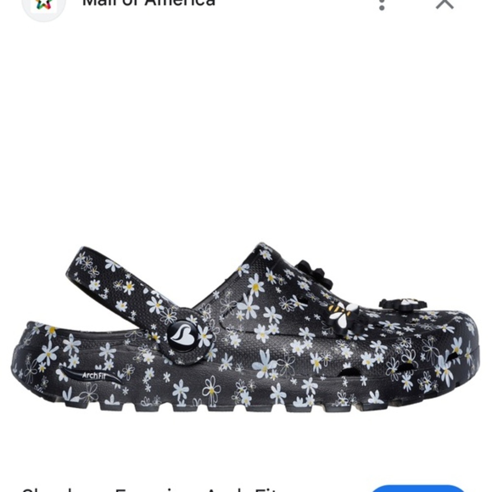 Sketchers Arch Fit Queen Bee Floral Clogs